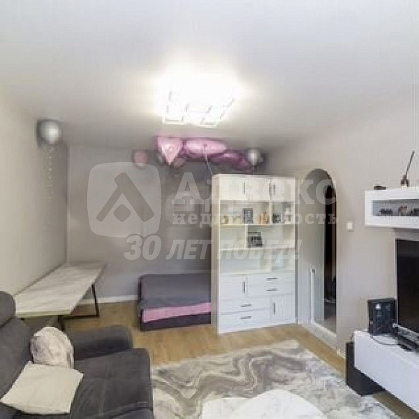 Квартира 1-комн., 46.7 м²