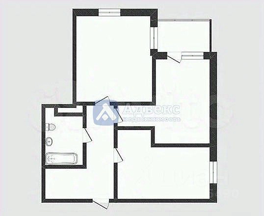 Квартира 2-комн., 56.9 м² Квартира 2-комн., 56.9 м²