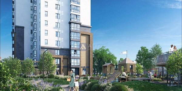 2-к квартира в новостройке, 58 кв.м.