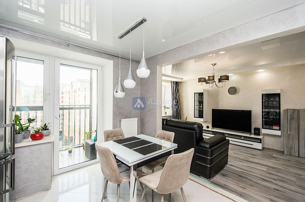 2-к квартира, 54 кв.м.