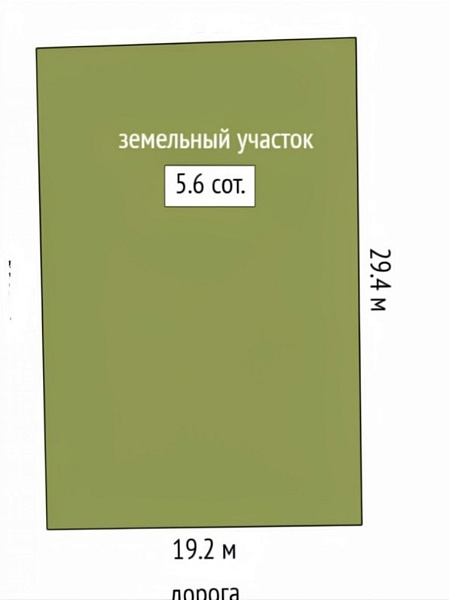 Участок, 5.6 сот.