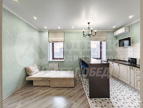 Квартира 1-комн., 43.2 м²