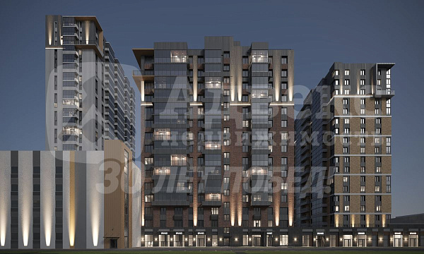 Квартира 1-комн., 44 м²