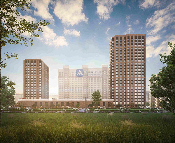 1-к квартира в новостройке, 46 кв.м.