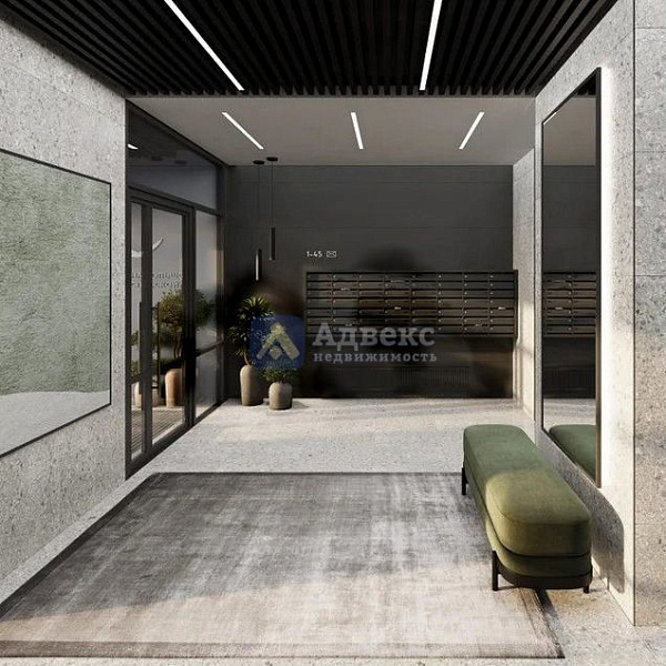 Квартира 1-комн., 40.6 м²