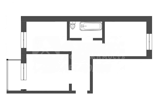 Квартира 2-комн., 65.9 м²
