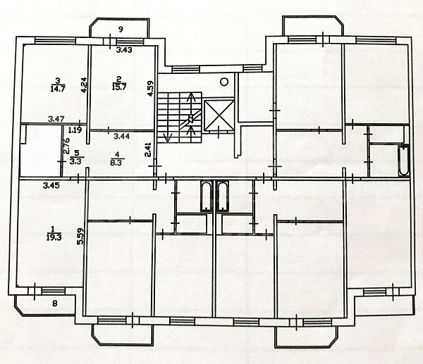 Квартира 2-комн., 66.9 м²