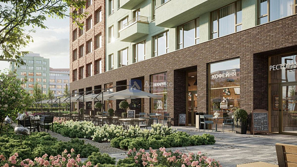 1-к квартира в новостройке, 33 кв.м.